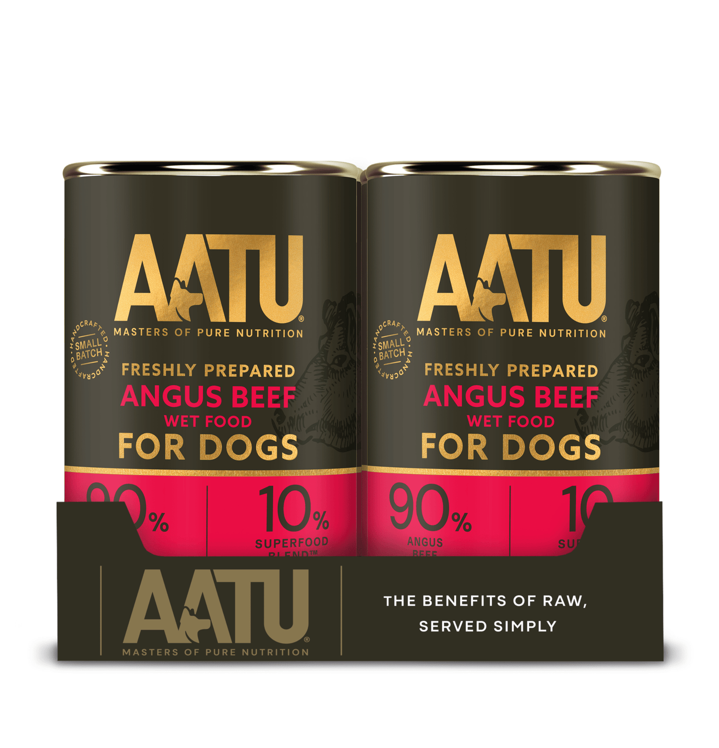 AATU | 安格斯牛肉主食狗罐頭 400g - SugarPet 寵甜