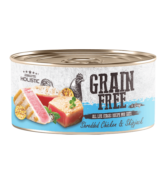 Absolute Holistic | 無穀物肉汁雞肉+鰹魚貓罐頭 80g - SugarPet