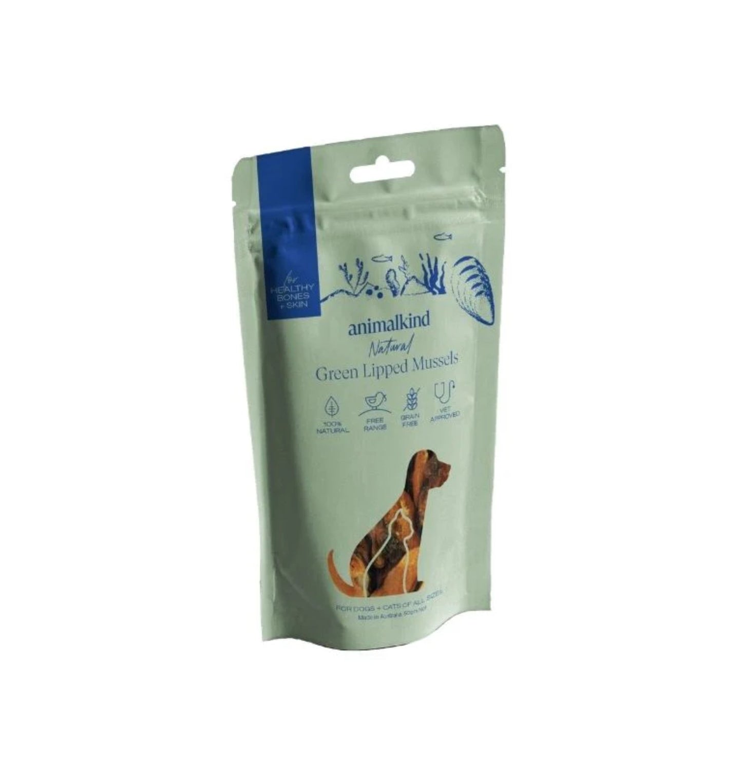 Animalkind | 原隻綠唇青口粒 50g - SugarPet
