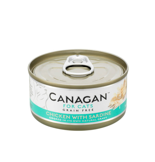 Canagan | 無穀物雞肉+沙甸魚貓罐頭 75g - SugarPet