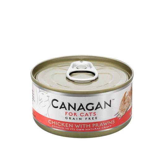 Canagan | 無穀物雞肉+蝦肉貓罐頭75g - SugarPet