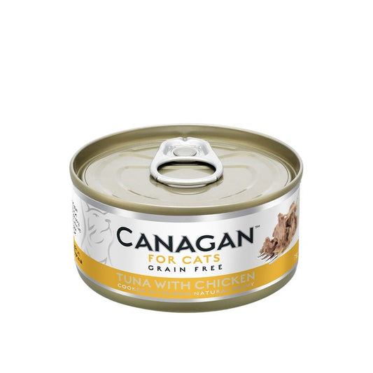 Canagan | 無穀物吞拿魚+雞肉貓罐頭75g - SugarPet