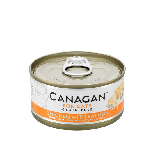 Canagan | 無穀物雞肉+三文魚貓罐頭 75g - SugarPet