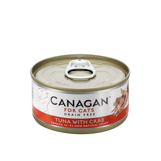 Canagan | 無穀物吞拿魚+蟹肉貓罐頭75g - SugarPet