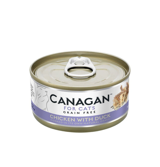 Canagan | 無穀物雞肉+鴨肉貓罐頭 75g - SugarPet