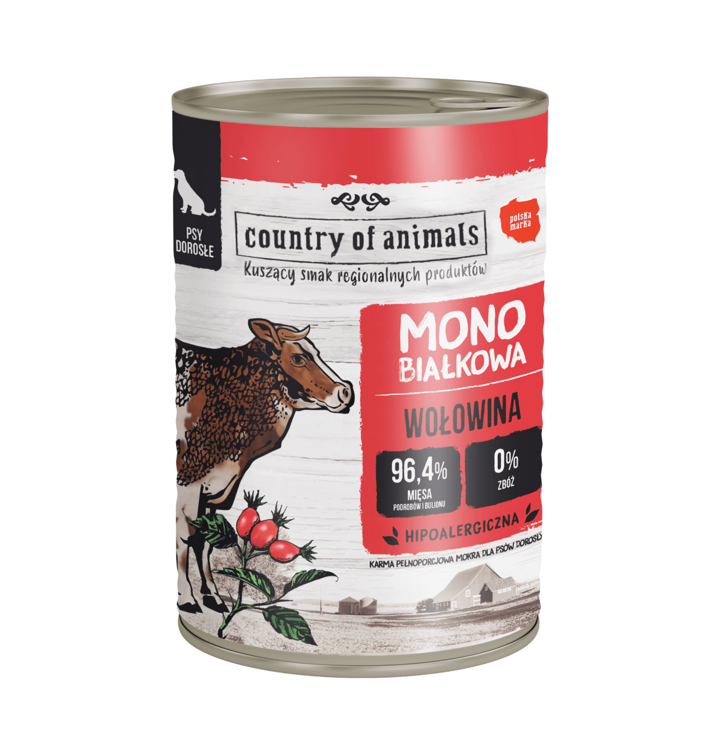 Country Of Animals | 單一蛋白牛肉狗罐頭 - SugarPet 寵甜