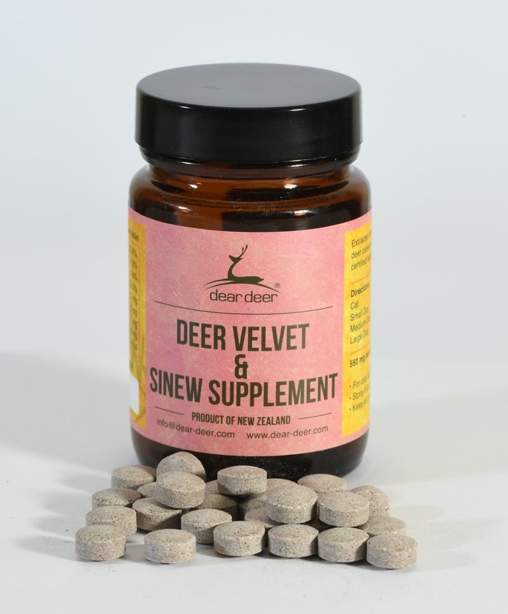 Dear Deer | 鹿筋活絡保健素 100粒(貓狗食用) - SugarPet
