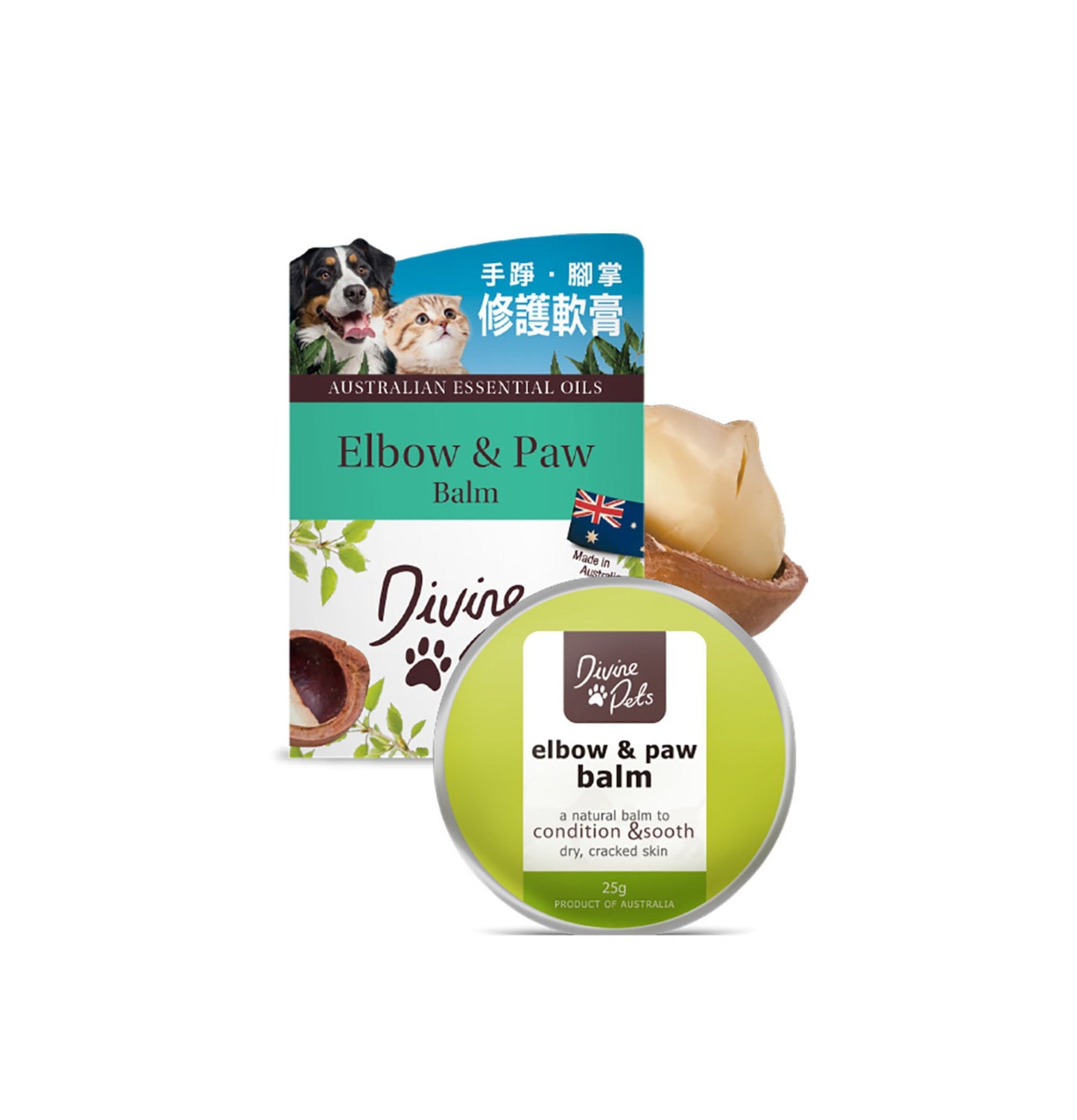 Divine Pets | 手踭腳掌修復軟膏 25g(貓狗適用) - SugarPet