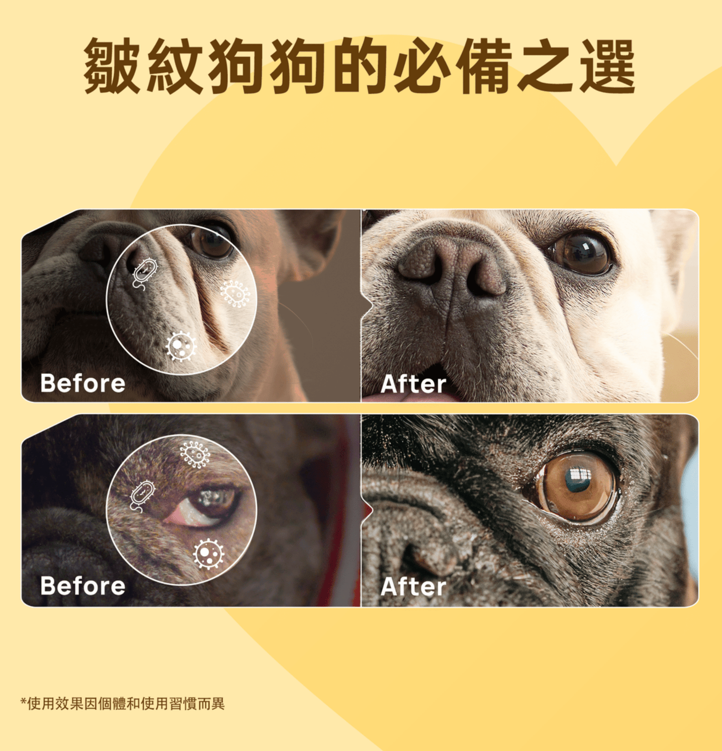 HICCPET | 低敏寵物皺紋濕紙巾 (無香) 100片裝(貓狗適用) - SugarPet