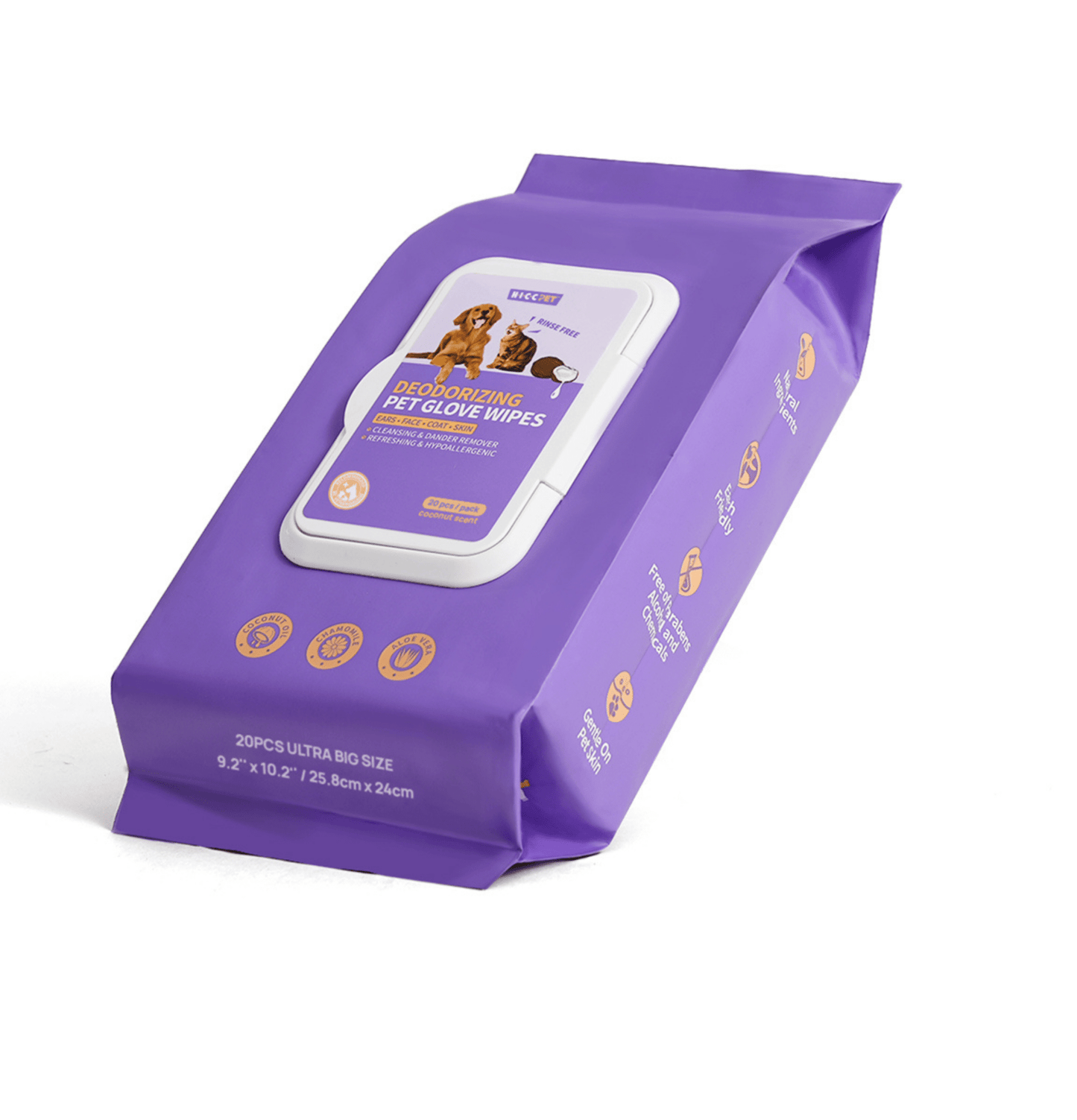 HICCPET | 皇牌寵物除臭手套 20片裝(貓狗適用) - SugarPet