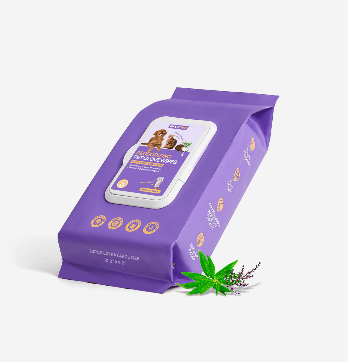 HICCPET | 皇牌寵物除臭手套 20片裝(貓狗適用) - SugarPet