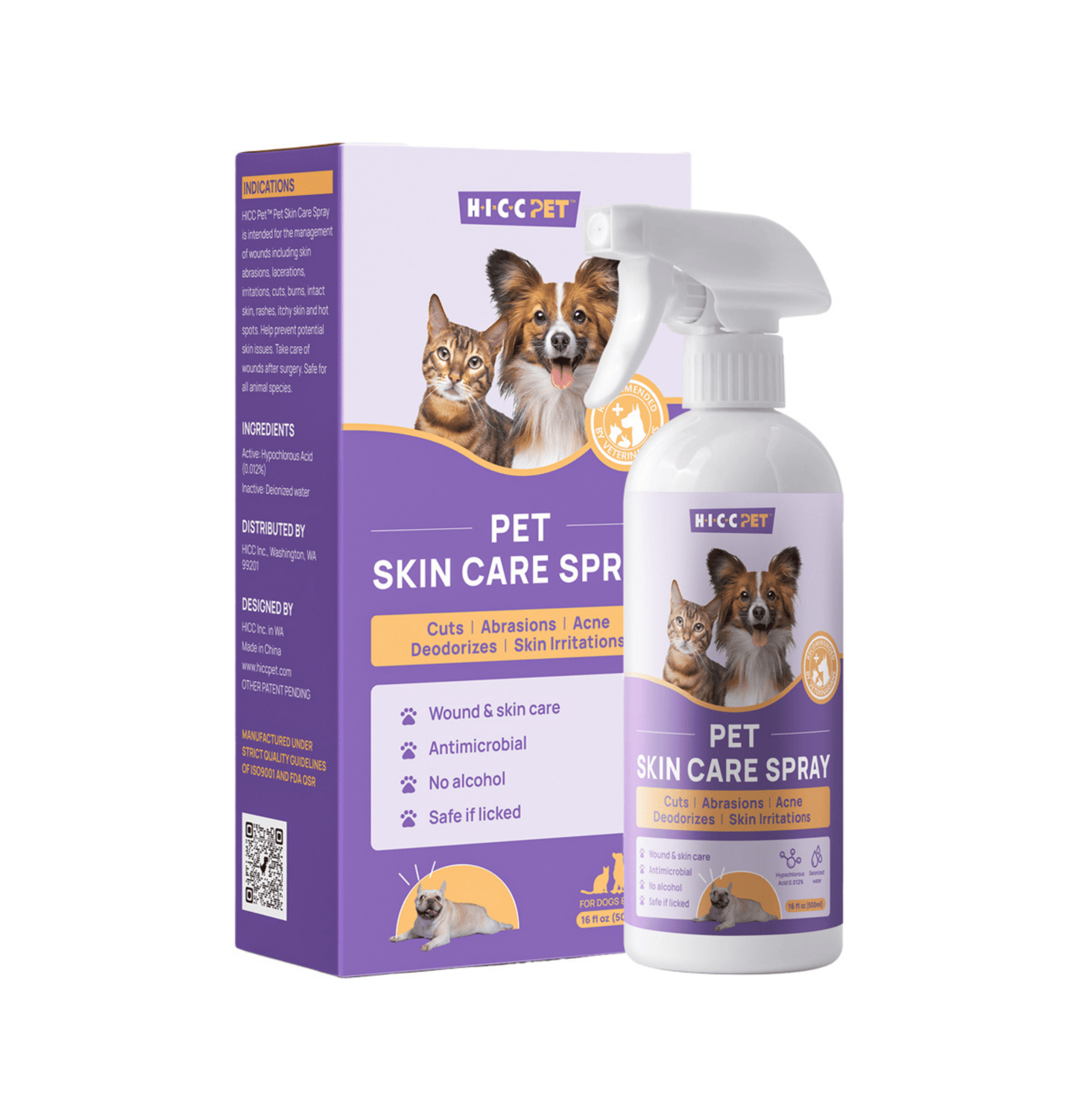 HICCPET | 寵物皮膚護理噴霧(貓狗適用) - SugarPet