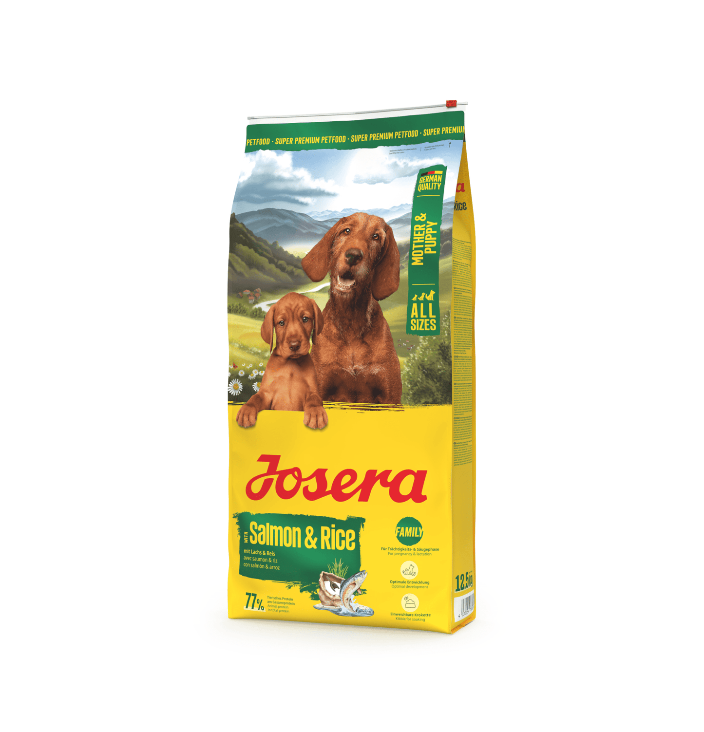 Josera | Mother & Puppy 雞肉 + 三文魚 (細粒)孕育/幼犬狗乾糧 - SugarPet 寵甜
