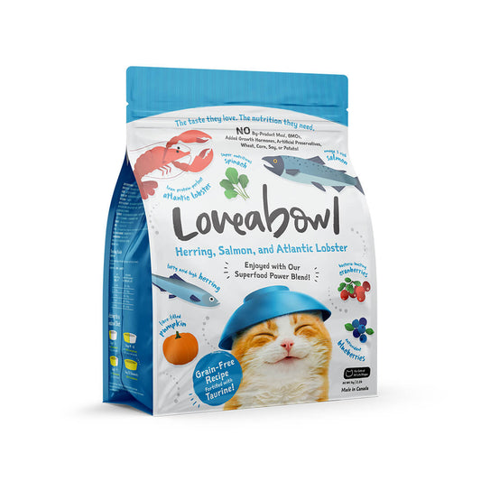Loveabowl | 無穀物龍蝦+雙魚海鮮貓乾糧 - SugarPet