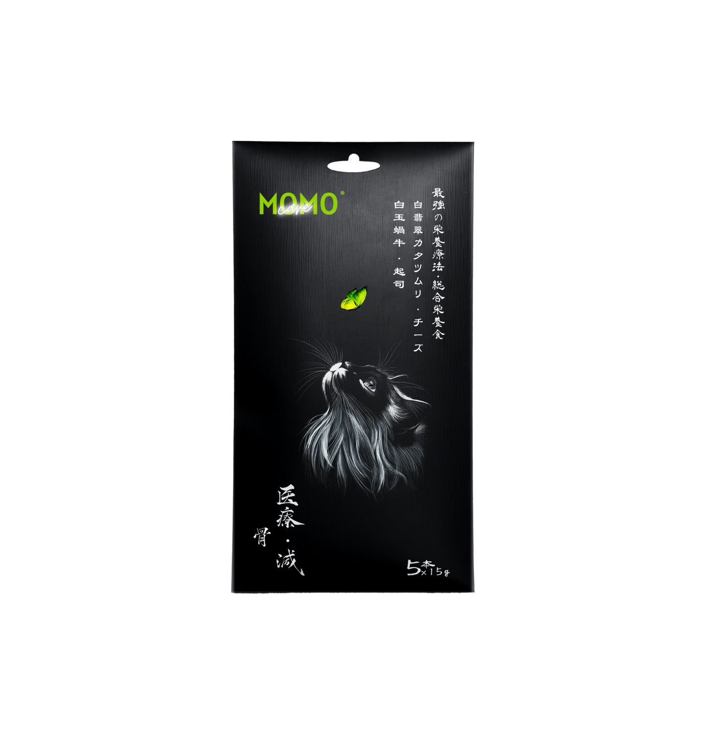 MOMOcare 萌寵守護 | 守護功能性主食軟肉泥條貓小食 - ⽩⽟蝸⽜ + 起司 - 護骨 - SugarPet 寵甜