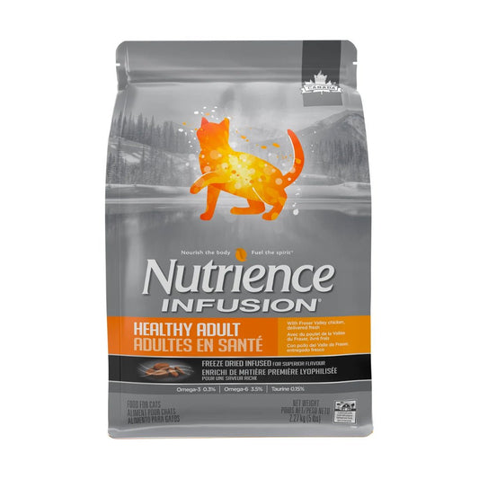 Nutrience | Infusion 系列凍乾外層鮮雞肉貓乾糧 5lb - SugarPet