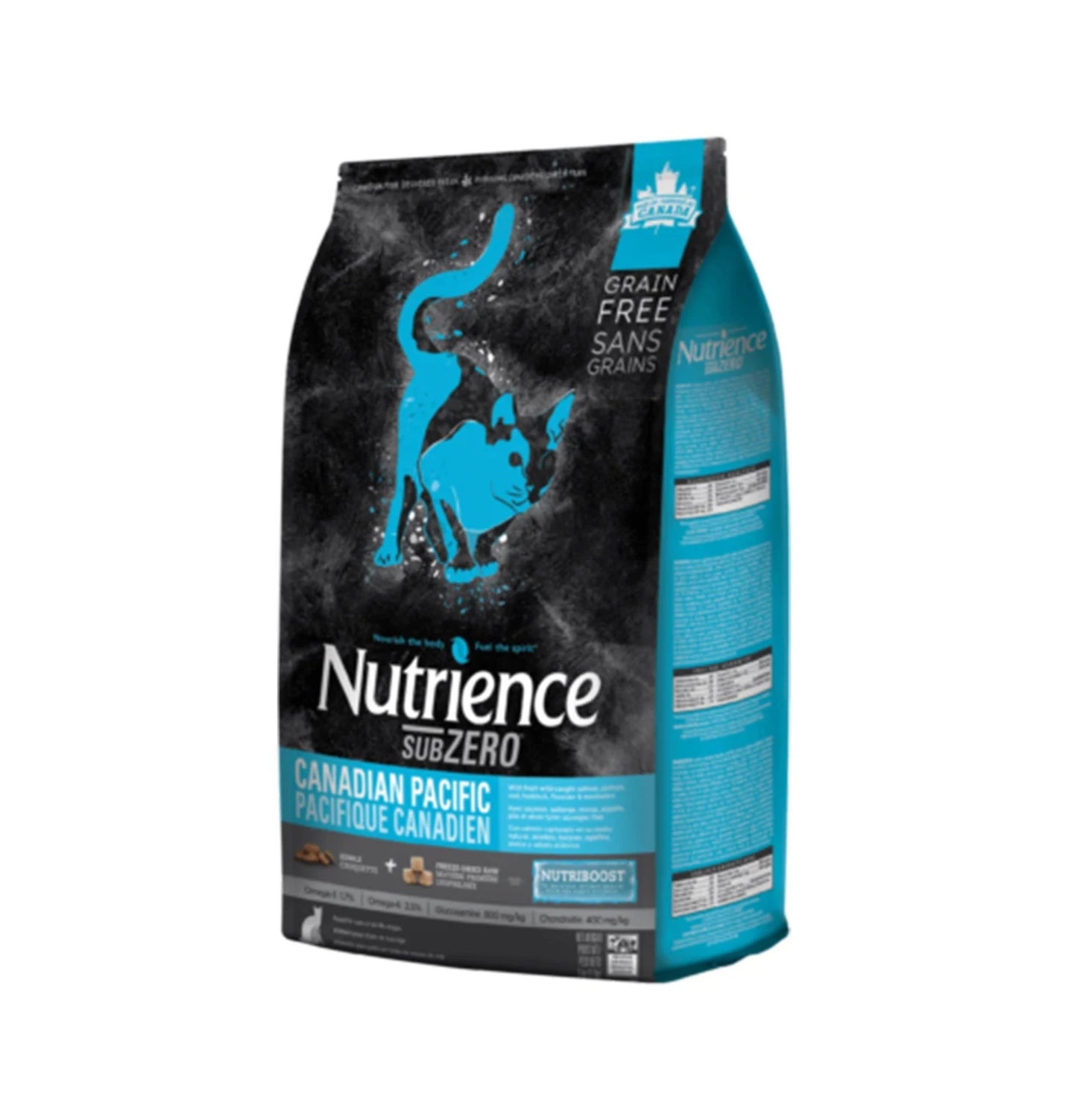 Nutrience | Sub Zero 系列凍乾脫水三文魚+鯡魚(七種魚)貓糧 - SugarPet