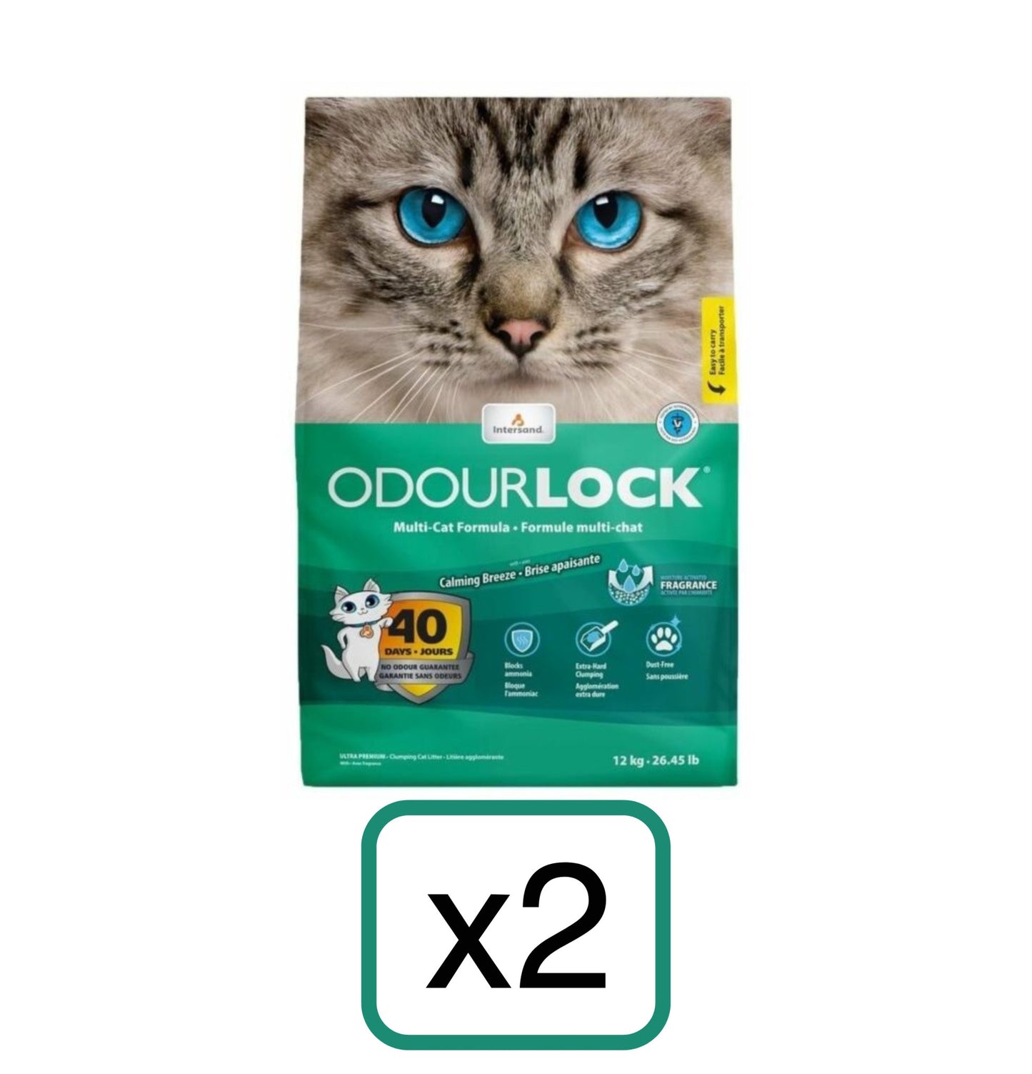 Odour Lock | 輕舒淡香貓礦物貓砂 12kg - SugarPet