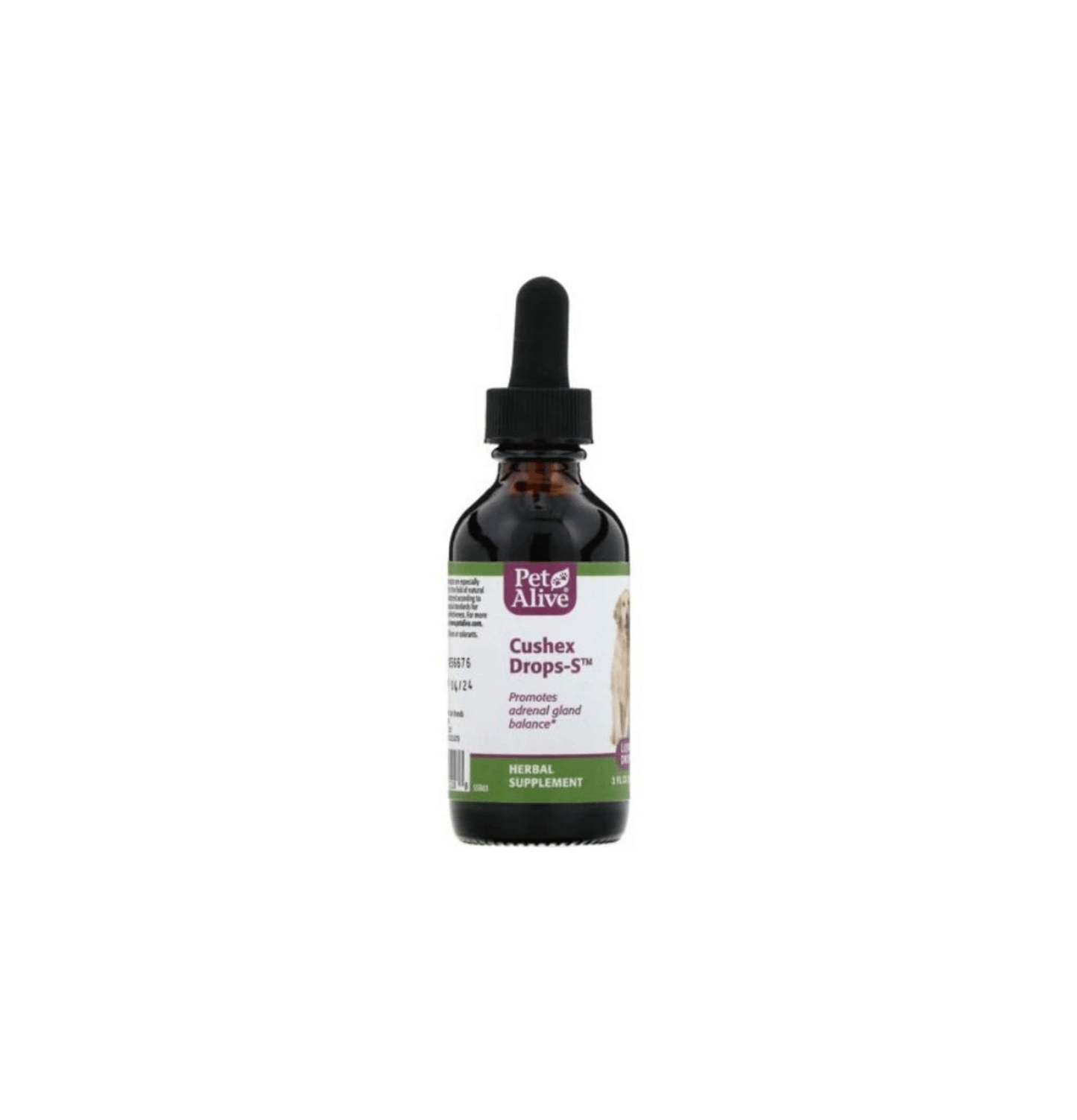 PetAlive | Cushex Drops - S 針對腎上腺及腦下垂體健康 59ml(貓狗食用) - SugarPet