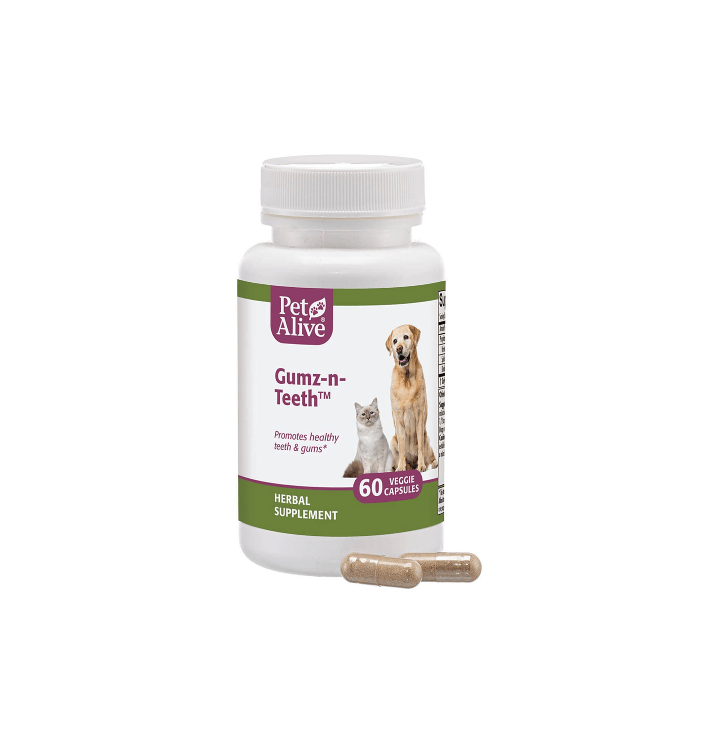 PetAlive | Gumz - n - Teeth 促進牙齒及口腔健康 60粒(貓狗食用) - SugarPet
