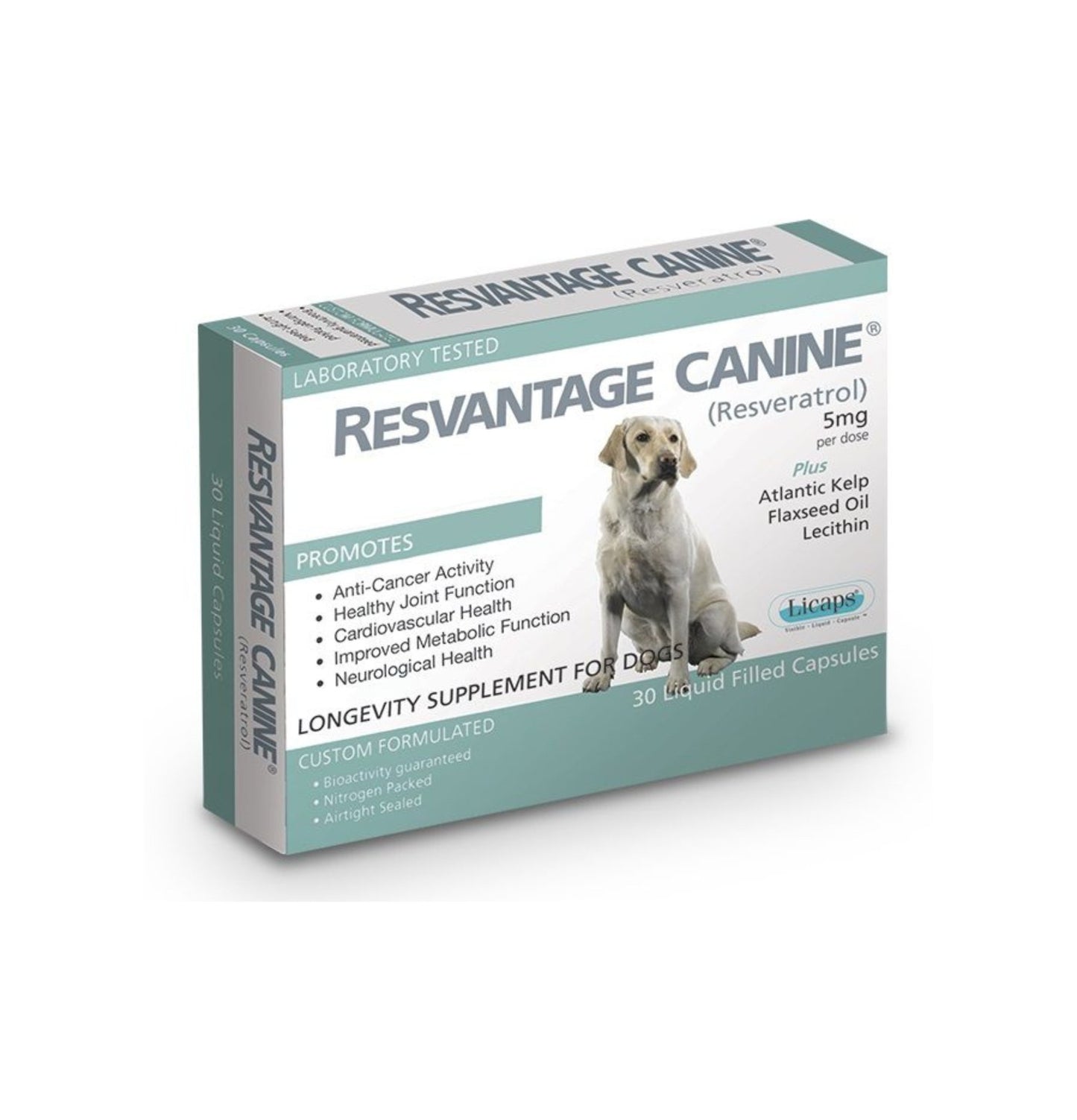 Resvantage Canine | 白藜蘆醇老年抗衰老及抗癌 30粒 (狗食用) - SugarPet
