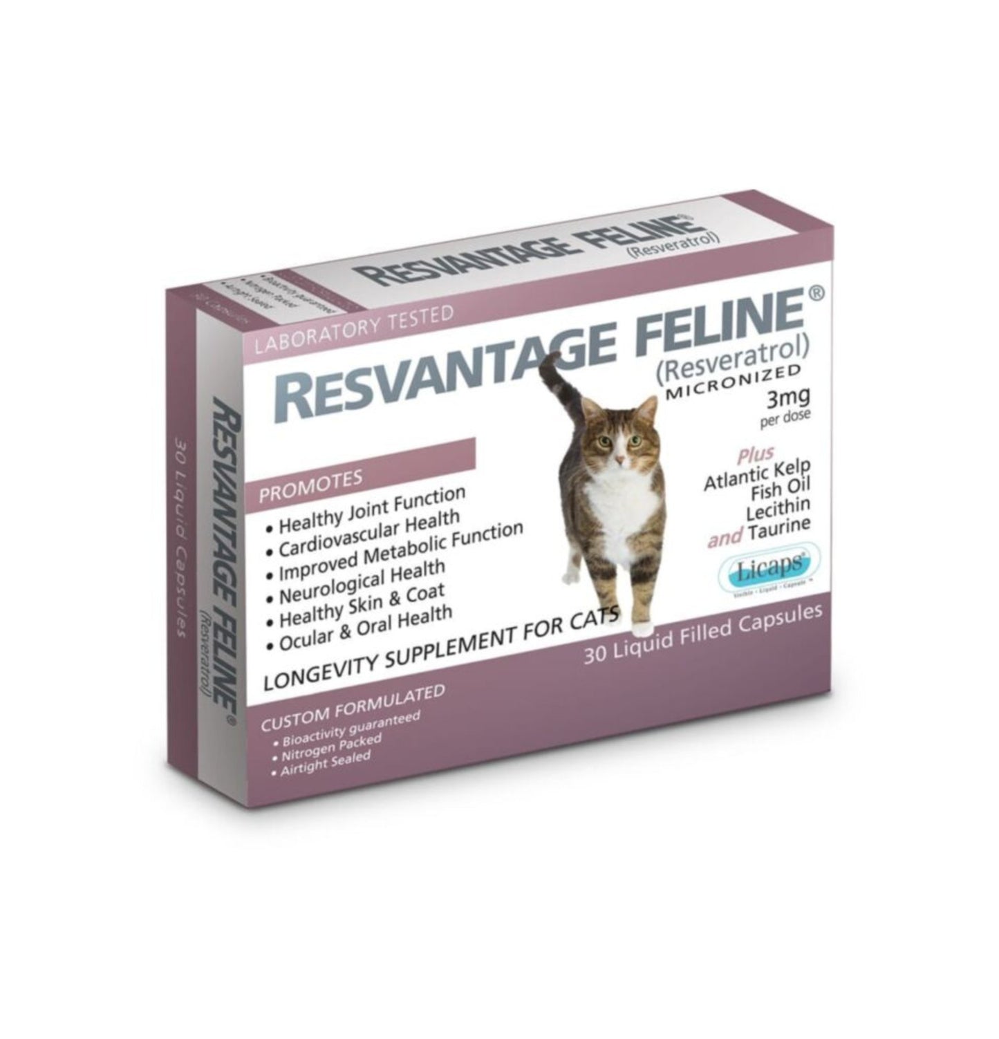 Resvantage Feline | 白藜蘆老年抗衰老及抗癌 30粒 (貓食用) - SugarPet
