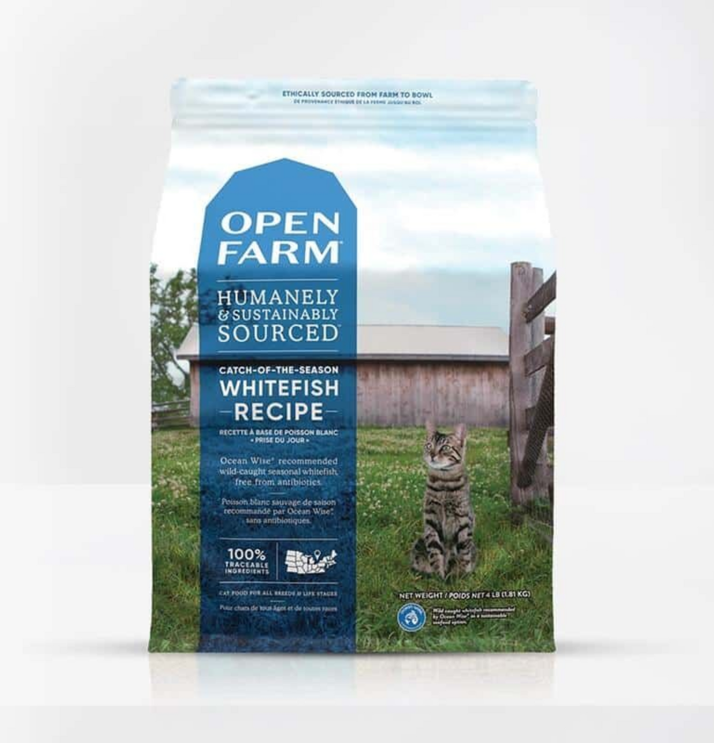 Open Farm | 無穀物海捕時令白魚扁豆配方貓乾糧