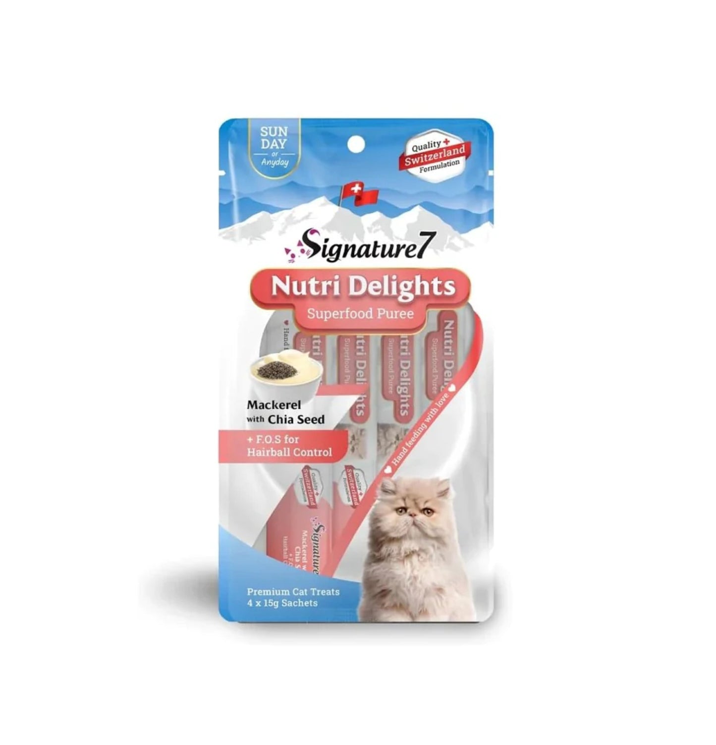 Signature 7 | 肉泥條貓小食 15gx4 - SugarPet