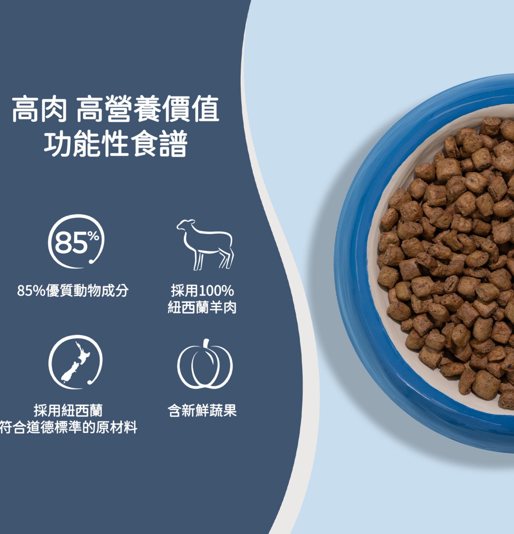 ZiwiPeak | 微蒸風乾草飼羊肉+綠色蔬菜狗糧 - SugarPet