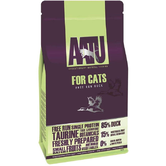 AATU | 無穀物走地鴨肉低敏天然貓乾糧 - SugarPet