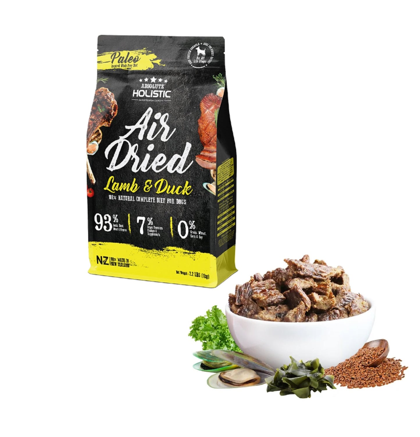 Absolute Holistic | 狗狗鮮食肉片 1kg - SugarPet