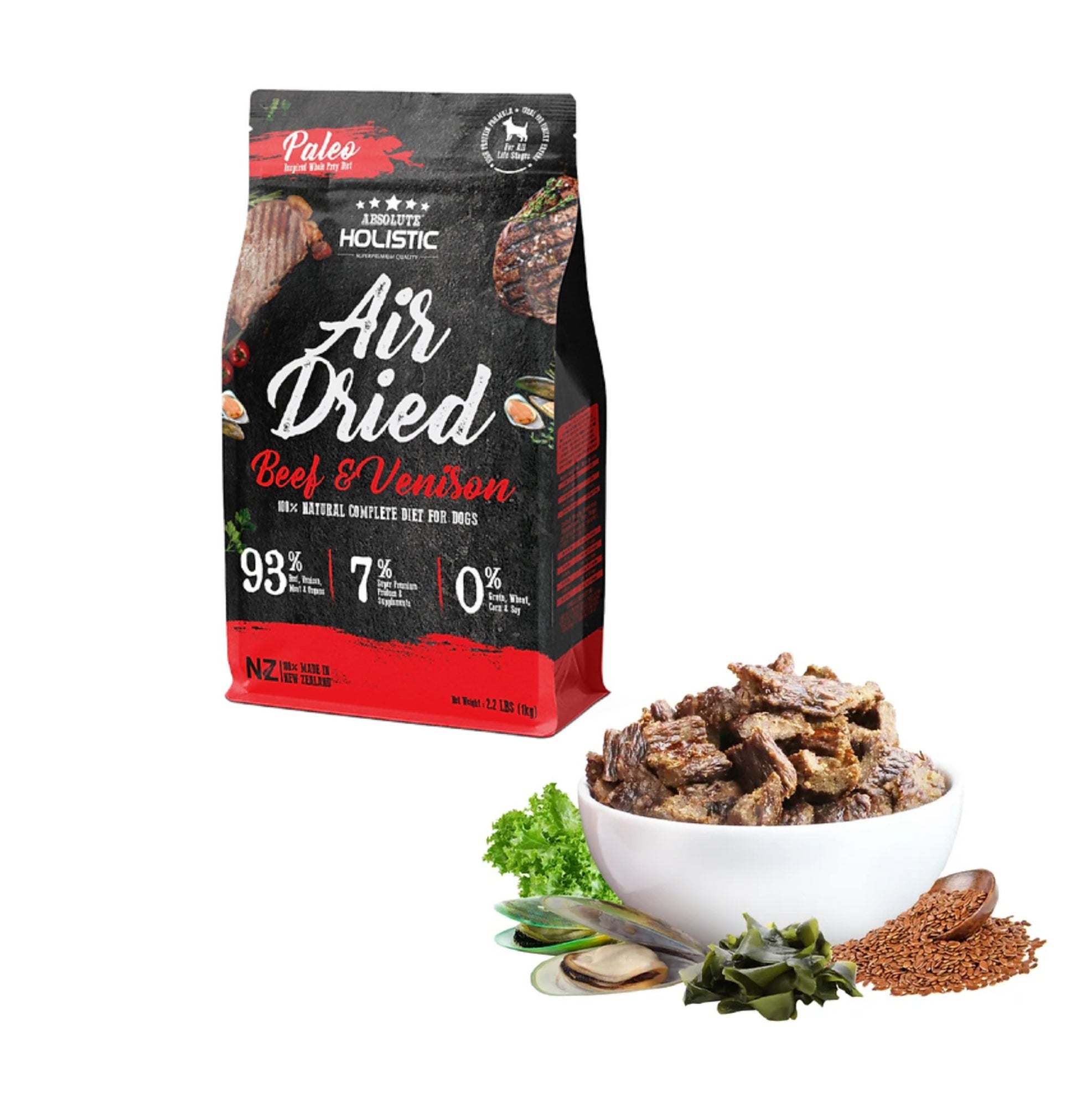 Absolute Holistic | 狗狗鮮食肉片 1kg - SugarPet