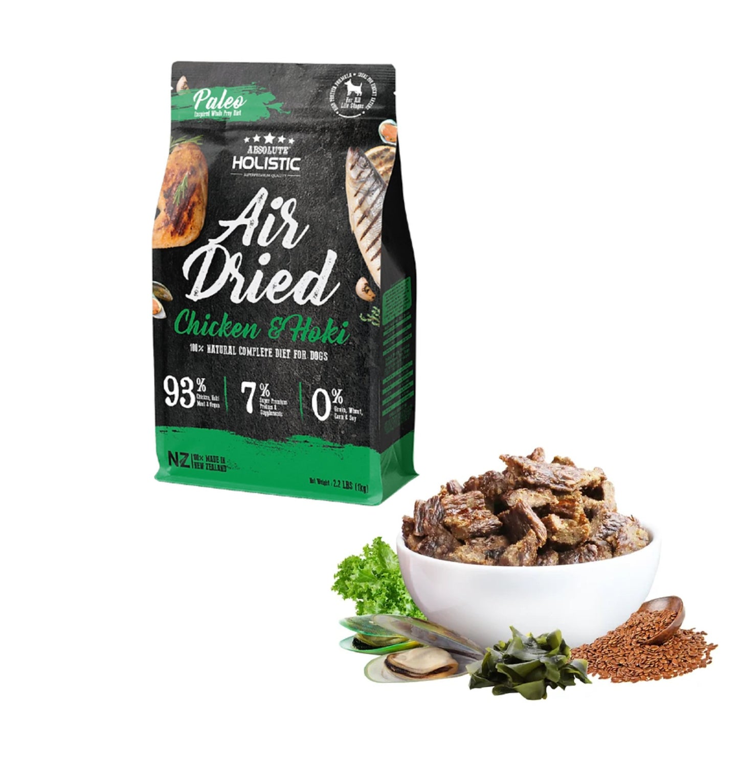 Absolute Holistic | 狗狗鮮食肉片 1kg - SugarPet