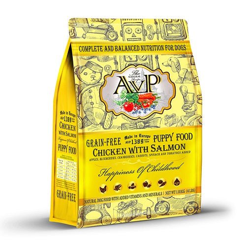 AVP | 無穀物雞肉三文魚幼犬糧 - SugarPet