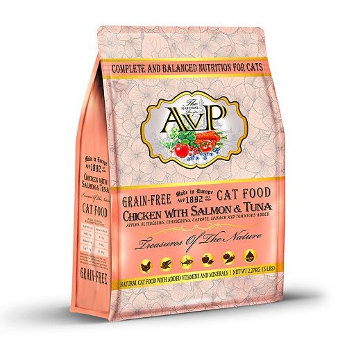 AVP | 無穀物雞肉+三文魚+吞拿魚貓乾糧 - SugarPet