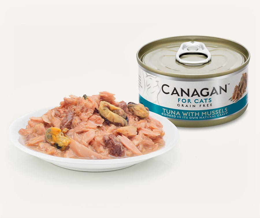 Canagan | 無穀物吞拿魚+青口貓罐頭75g - SugarPet