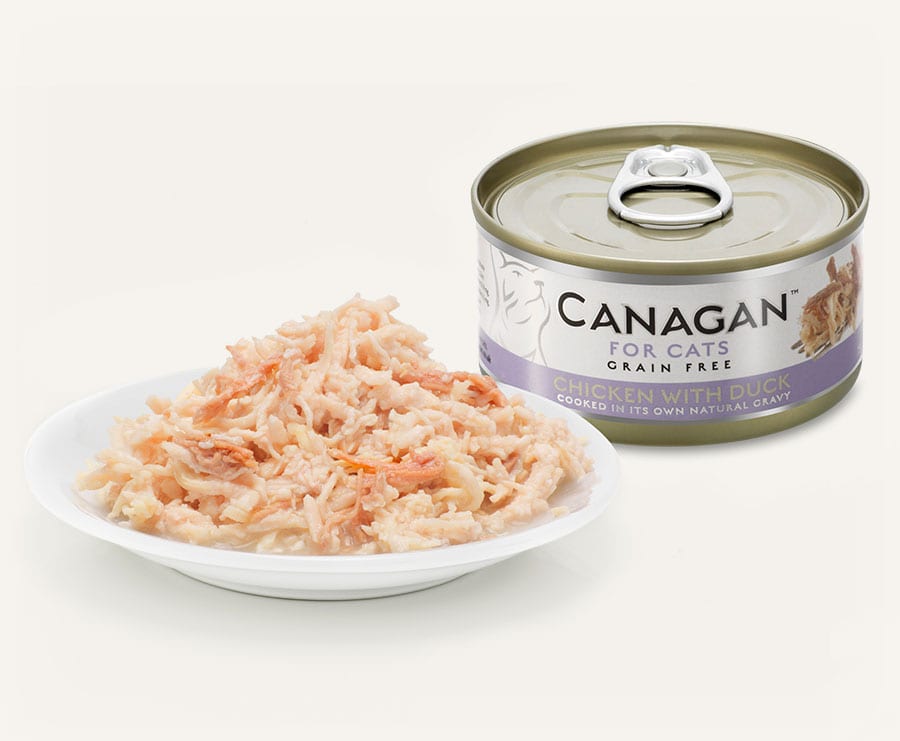 Canagan | 無穀物雞肉+鴨肉貓罐頭 75g