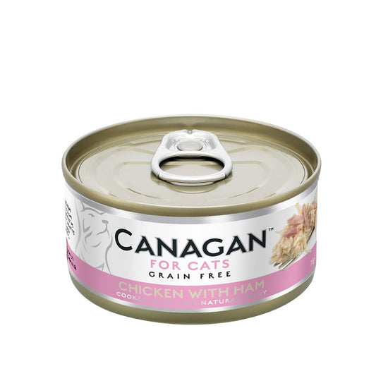 Canagan | 無穀物雞肉+火腿貓罐頭 75g
