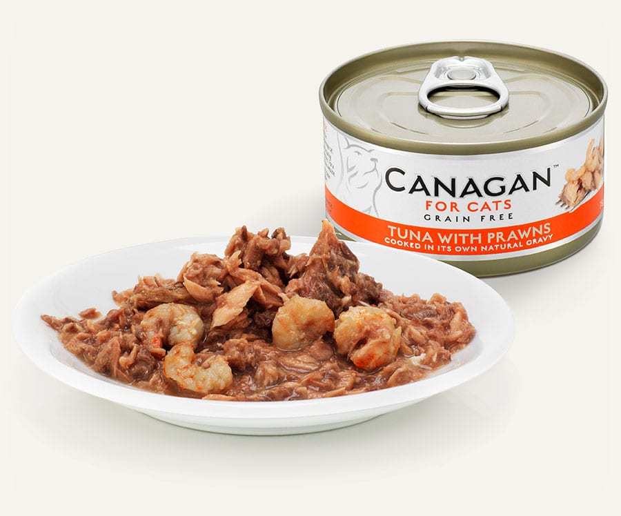 Canagan | 無穀物吞拿魚+蝦貓罐頭 75g - SugarPet