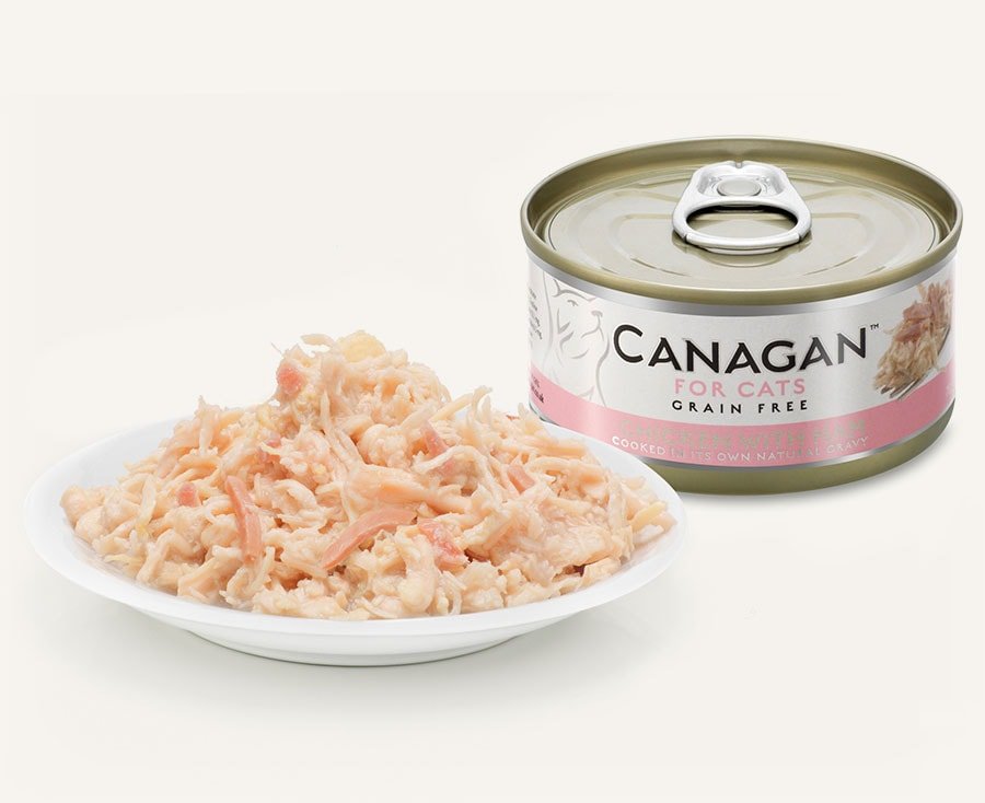 Canagan | 無穀物雞肉+火腿貓罐頭 75g