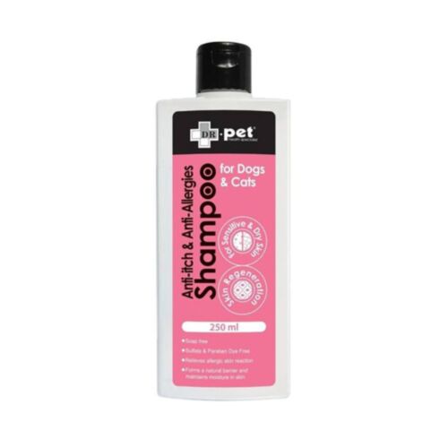 Dr. Pet | 保濕止癢防敏感潔毛液 250ml (貓狗適用)