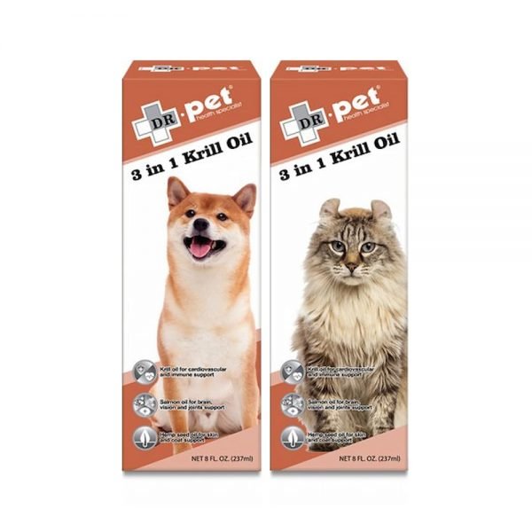 Dr. Pet | 3合1深海磷蝦油 237ml (貓狗食用) - SugarPet
