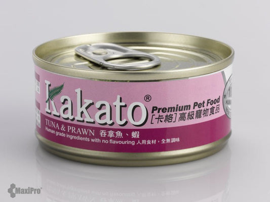 Kakato | 吞拿魚+蝦貓狗罐頭 - SugarPet