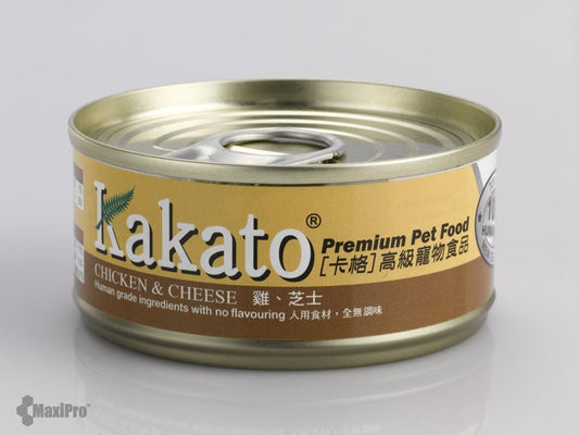 Kakato | 雞肉+芝士貓狗罐頭 - SugarPet