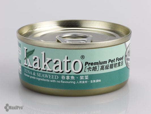 Kakato | 吞拿魚+紫菜貓狗罐頭 - SugarPet