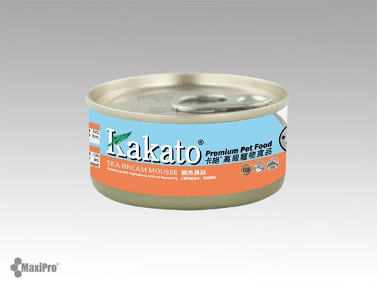 Kakato | 鯛魚貓狗慕絲罐頭 70g - SugarPet