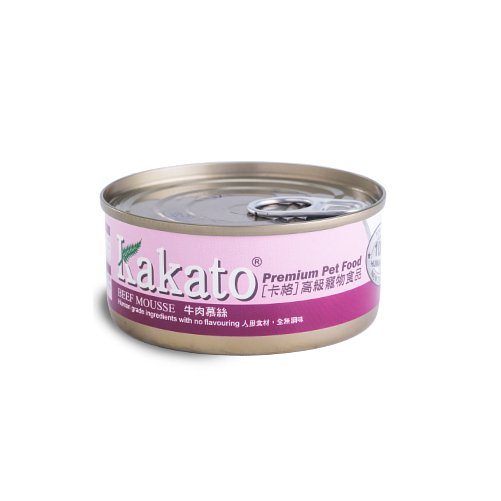 Kakato | 牛肉貓狗慕絲罐頭 70g - SugarPet