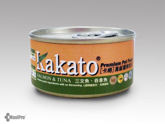 Kakato | 三文魚+吞拿魚貓狗罐頭 - SugarPet