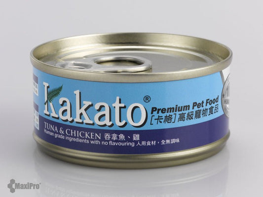 Kakato | 吞拿魚+雞貓狗罐頭 - SugarPet