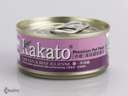 Kakato | 雞肉+牛肉絲貓狗罐頭 - SugarPet